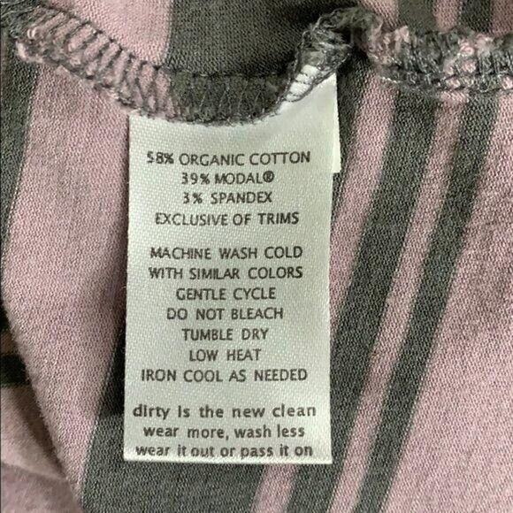 Horny Toad Womens Sundress Sleeveless Striped Pullover Keyhole Purple Small - Picture 11 of 12